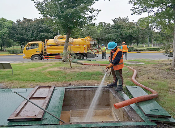 长武化油池清理