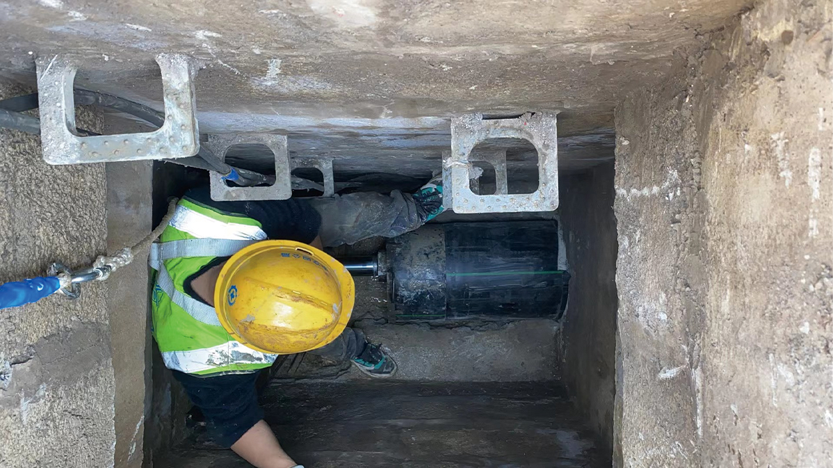 长武HDPE短管内衬法